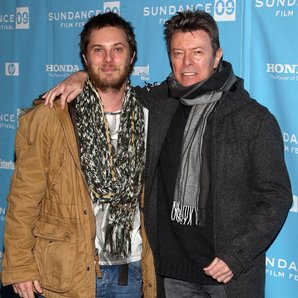 David Bowie and son Duncan Jones at the Sundance p