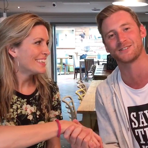 Pippa and Toby shake hands on tattoo dare